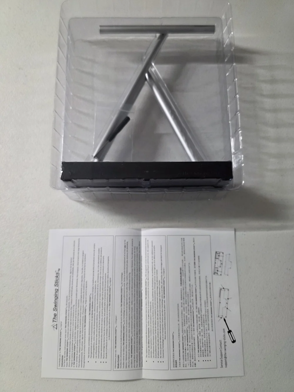 The Swinging Sticks Kinetic Energy Sculpture Desktop Toy Version